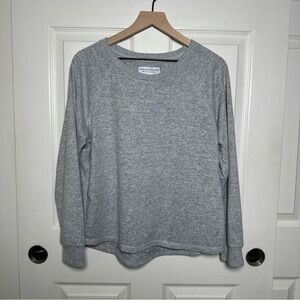 Live Love Lounge Karen Neuburger Women’s Large Gray Long Sleeve Sweater Soft